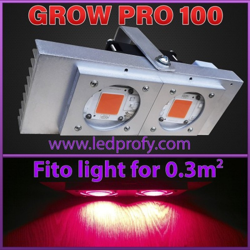 GROW PRO 100 is a universal phyto lamp for growbox.