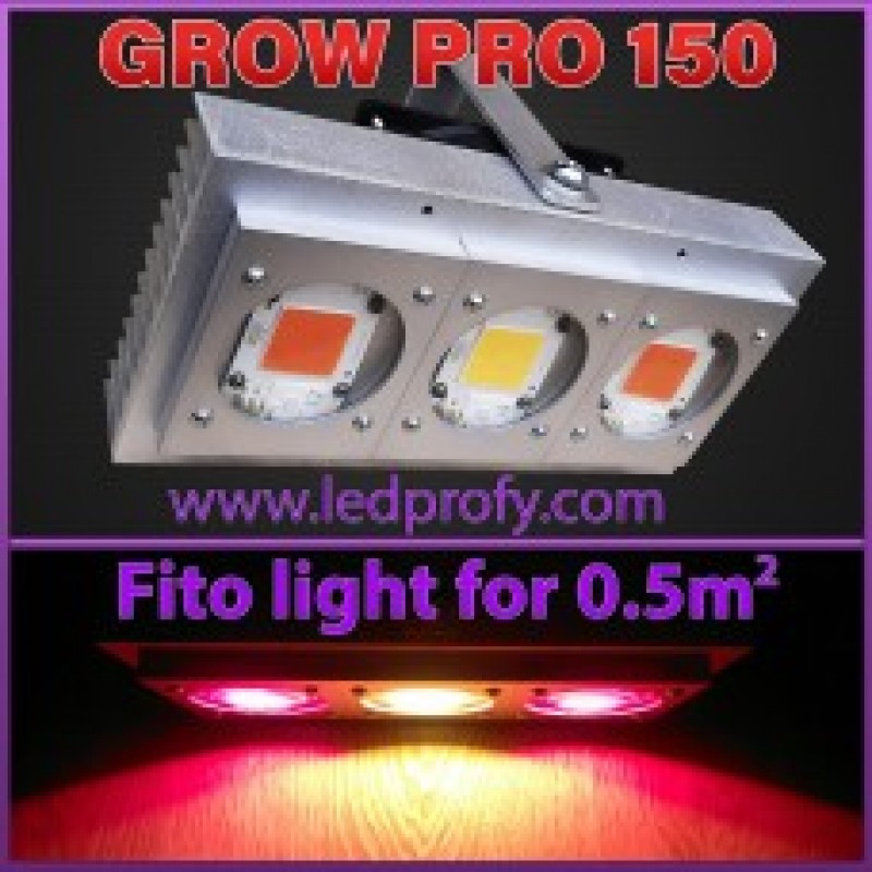 GROW PRO 150, a highly efficient phyto lamp for growbox, hydroponics.